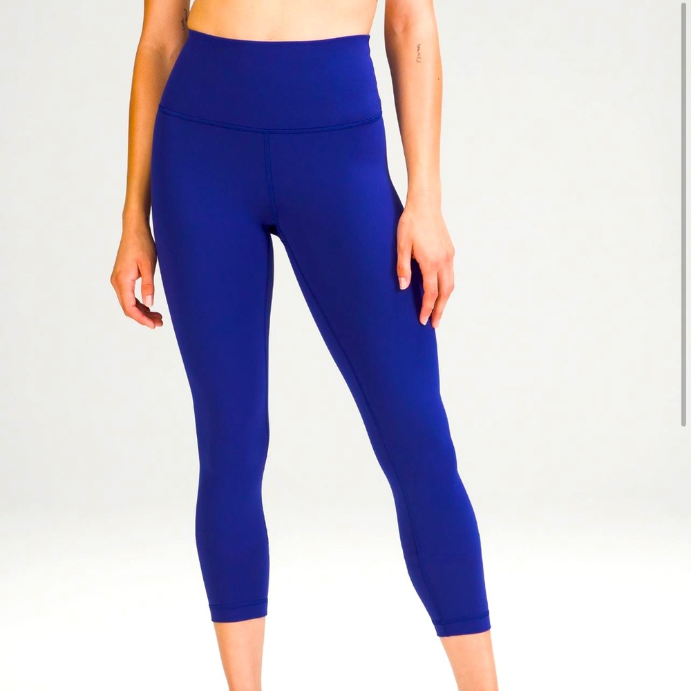 Lululemon wunder train high rise tight 25” color larkspur